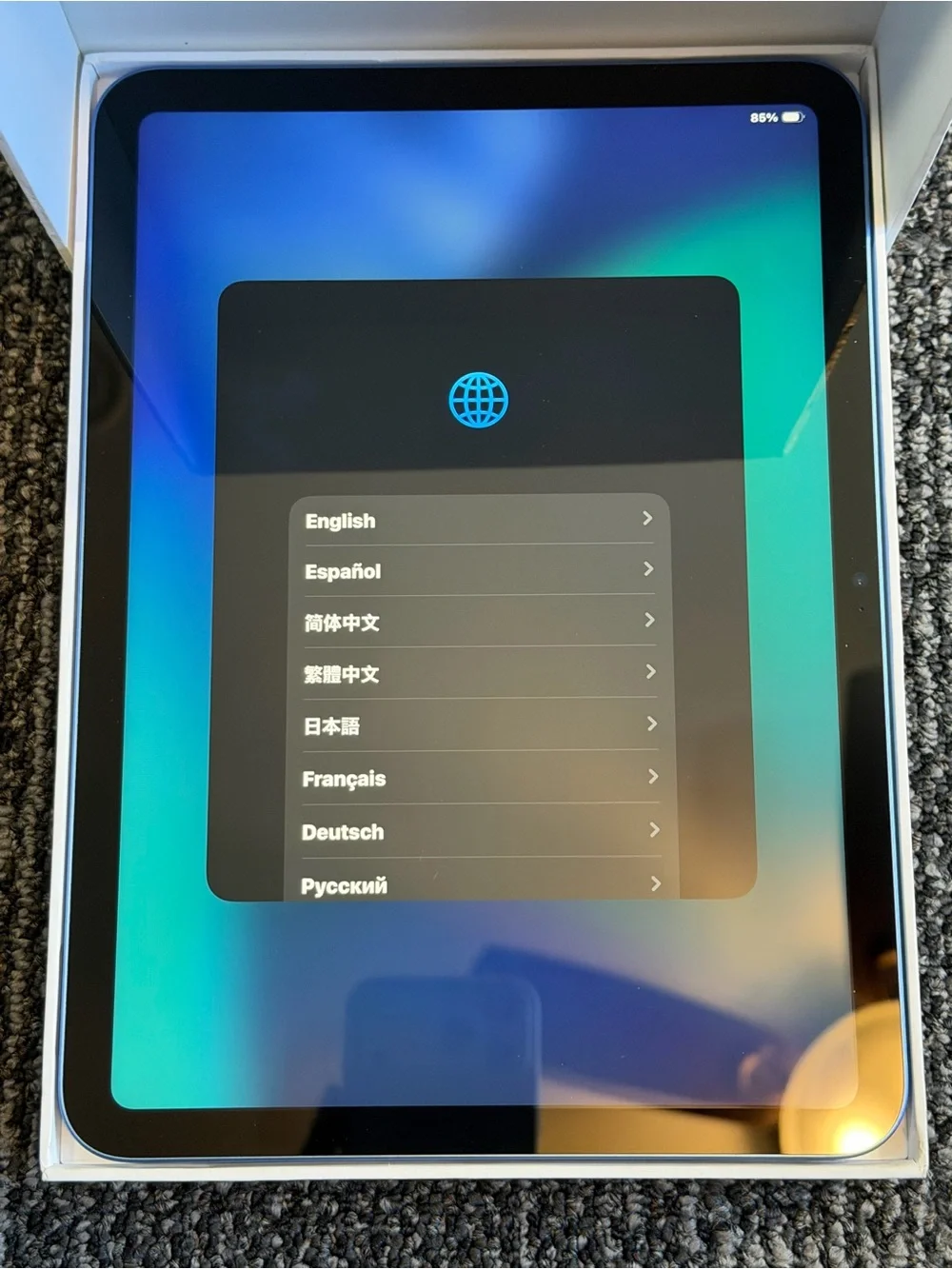 iPad (10th generation) 10.9-inch Blue 64GB Wi-Fi Model See description